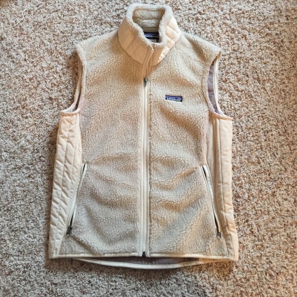 Patagonia cream color vest