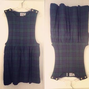 Vintage women's plaid jumper
