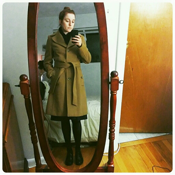 Camel wool trenchcoat (BR)