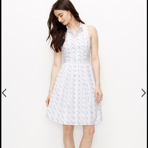 NWT Ann Taylor Clipdot Dress Size 4