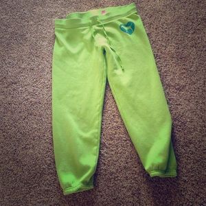 Green PINK sweats