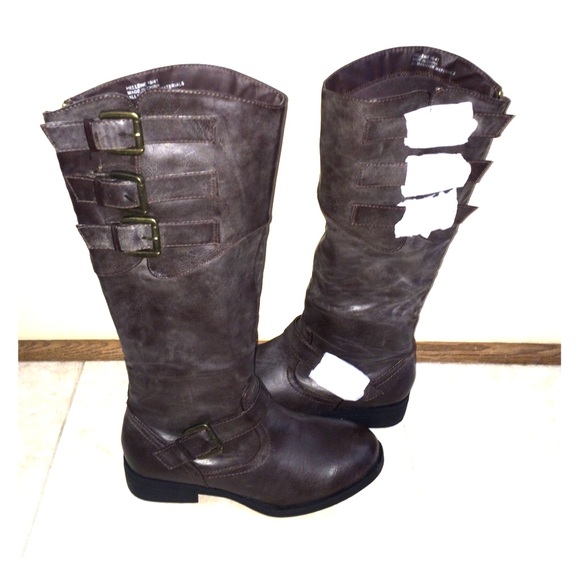 JustFab Brown Riding Boots