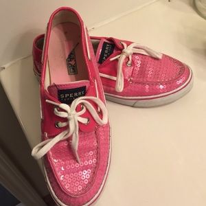 Pink sperry