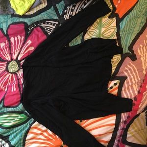 Black cardigan