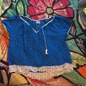 Blue Hollister shirt