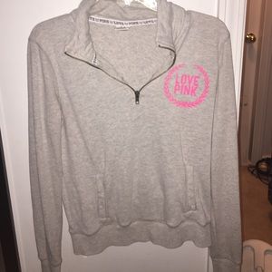 Victoria's Secret PINK grey pullover