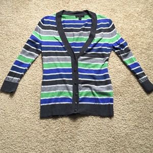 Banana republic striped cardigan