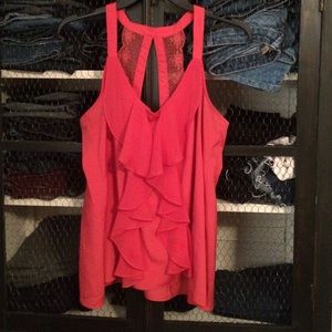 Lauren Conrad Gorgeous Coral Top