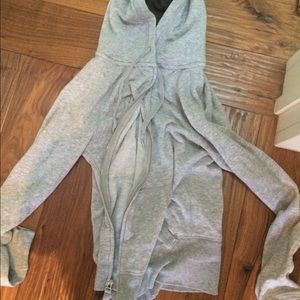 Gray hoodie sweater