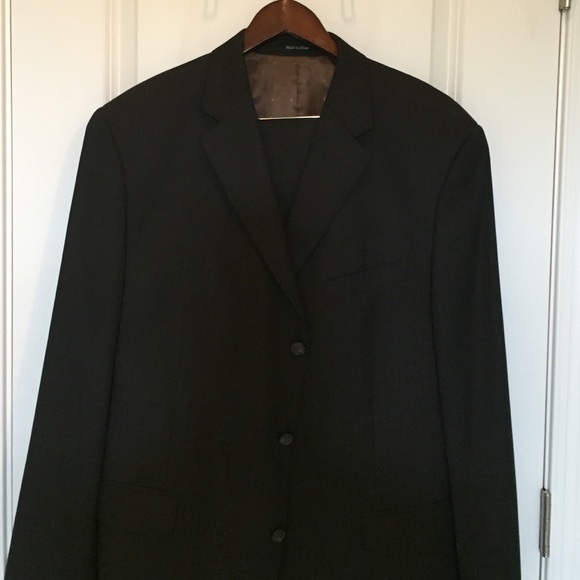 Van Heusen Brown Pinned Strip Suit - Picture 1 of 1