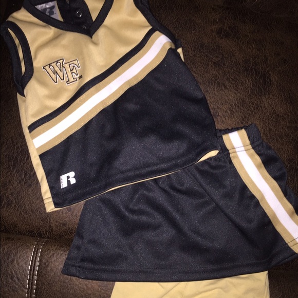 ** SOLD**Wake Forest Univ Cheerleading Outfit - Picture 1 of 3
