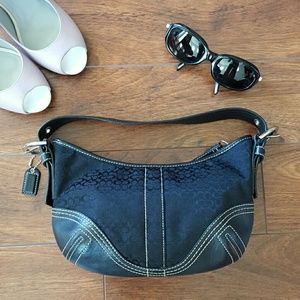 Coach Signature C Jacquard Hobo Auth