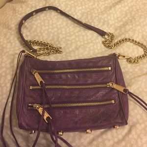 Rebecca Minkoff purple cross body purse
