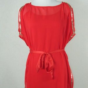 Grecian tie-waist Dress