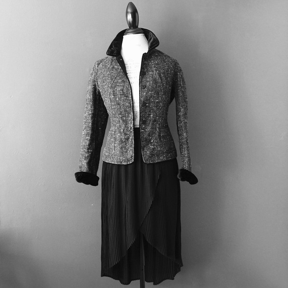 Saks 5th ave tweed blazer