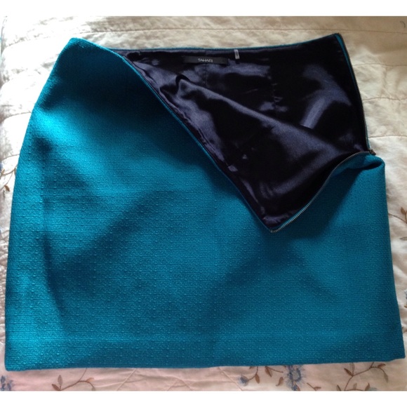 Tahari Turquoise Mini Skirt