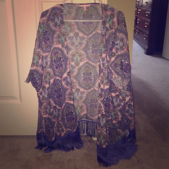 Victoria's Secret fringe cover up