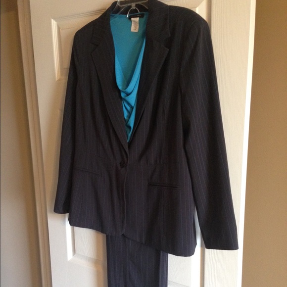 2 piece pants suit