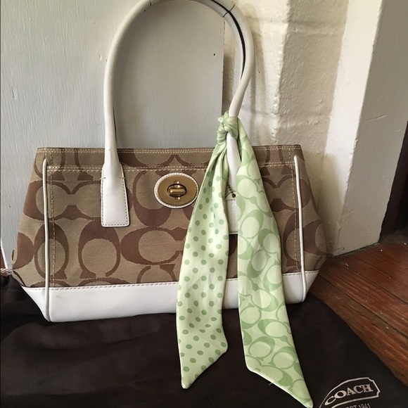 REDUCED! Coach Circa 2000s Light Brown "C" Bag