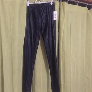 Brand new pleather leggings with soft lining