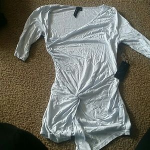 Nwt Bke boutique asymmetrical shirt