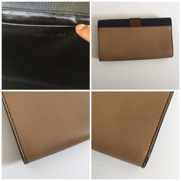 Yes Saint Laurent Chyc Colorblock Clutch - Picture 3 of 3