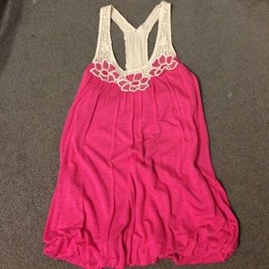 Cute pink tank