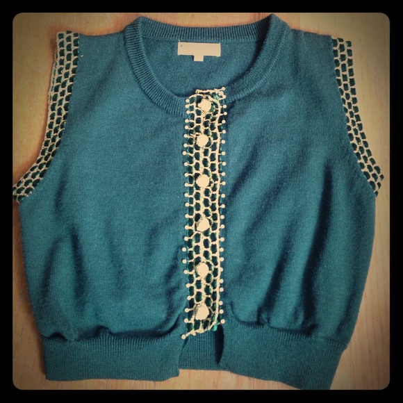 Opening Ceremony sleeveless merino wool sweater