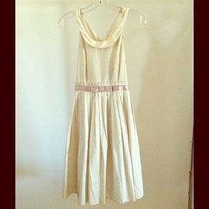 Sweet Anthro Moulinette Soeurs Cream Dress