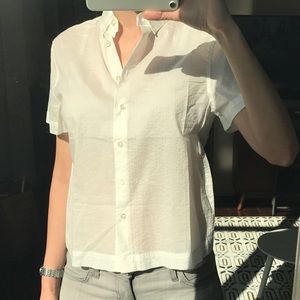 ATM Anthony Thomas Melillo white button down shirt