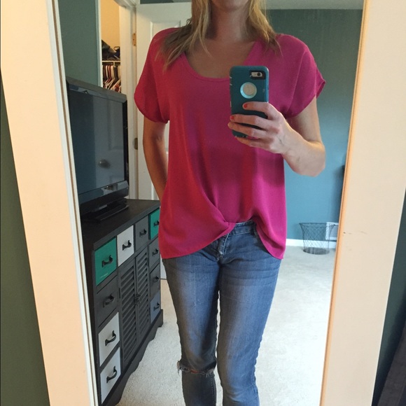 !!!S O L D!!!!Pink slouchy top