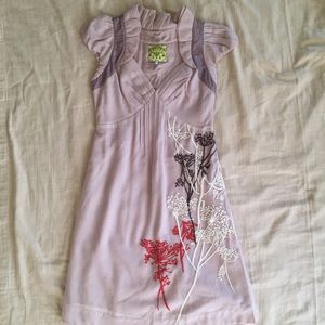 Anthropologie Floreat embroidered dress.