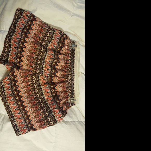 Aztec print shorts