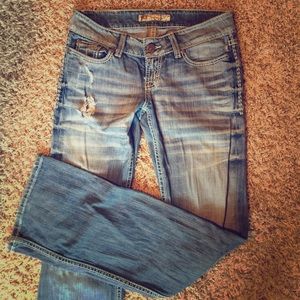 BKE denim jeans size 26x31 1/2