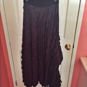 Free people long skirt.