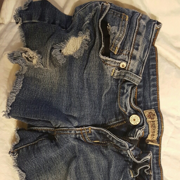 Distressed denim