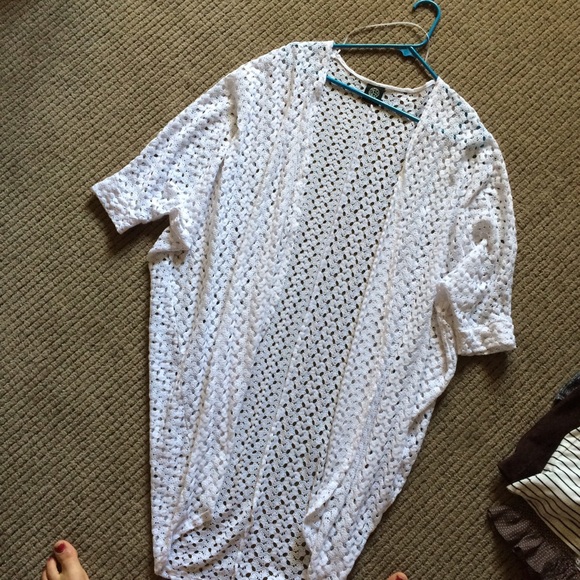 White Knitted Cardigan