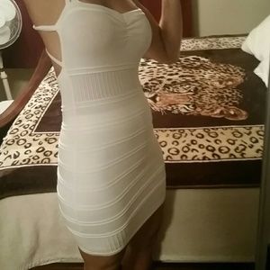 Strappy sweater dress