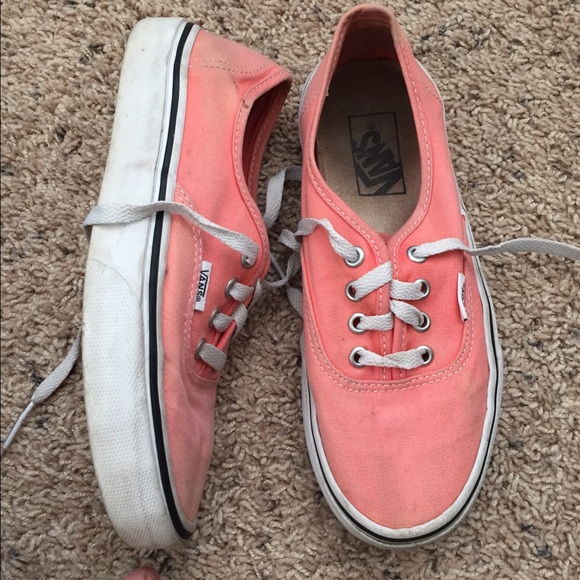 Coral color vans