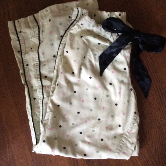 CCO Green polka-dot pj bottoms
