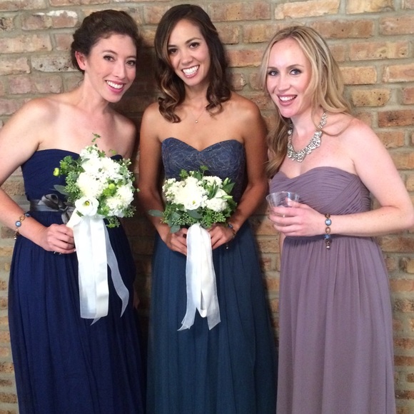 BHLDN Juliette Dress Size 0 in Lapis - Picture 5 of 6