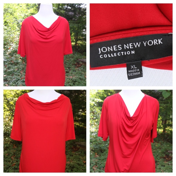 ⬇️ Jones NY red blouse XL