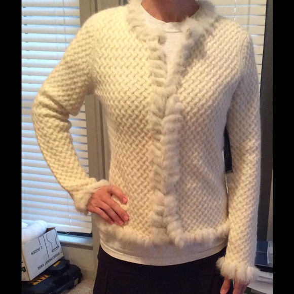 JNY cream sweater