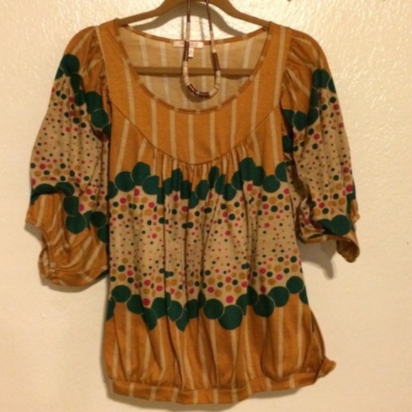 Anthropologie blouse, Vintage style
