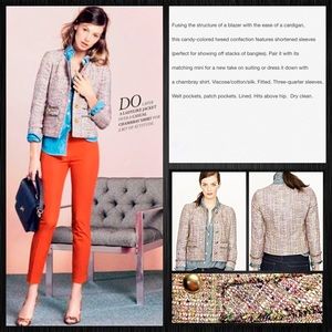 J. Crew Confetti Tweed Jacket
