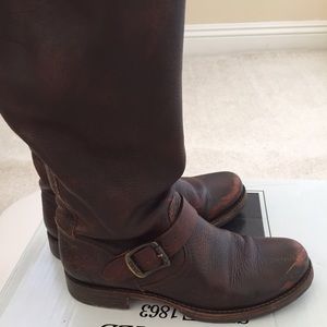 Frye Slouch Boots - Brown