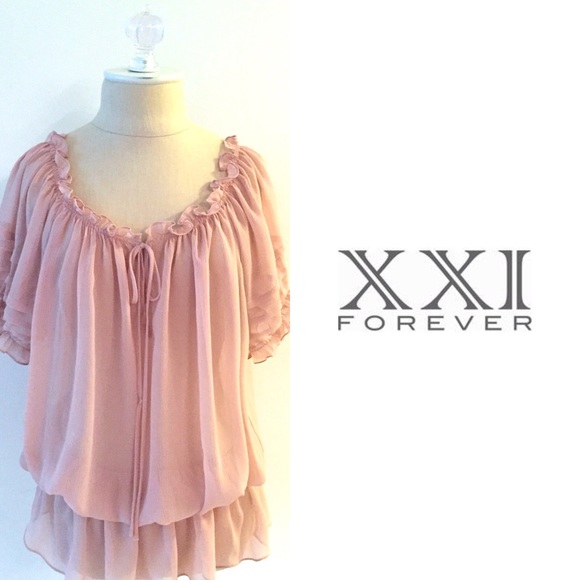 pink peasant blouse