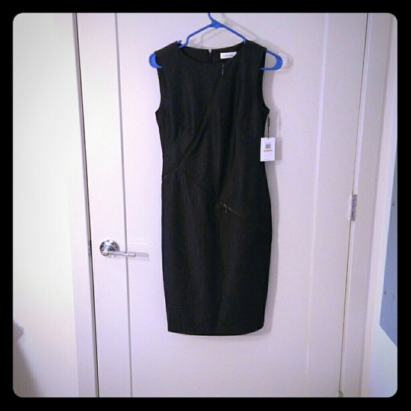 Calvin Klein Zipper Shift Dress - Picture 1 of 4