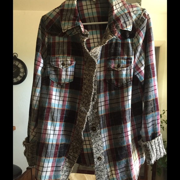 Flannel  button up