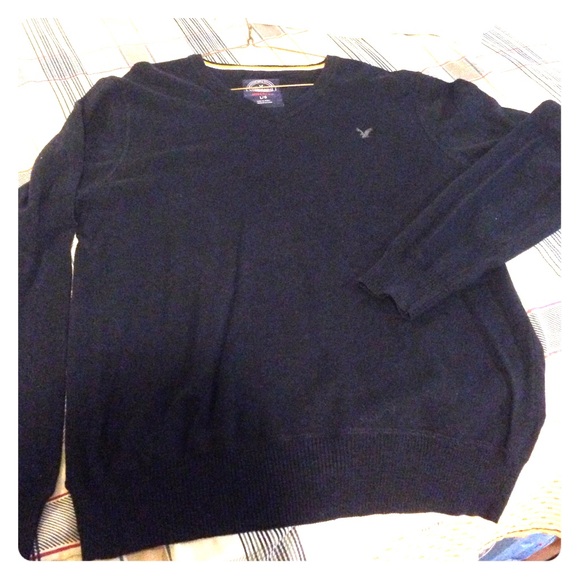 AE Navy Crew Neck Sweater